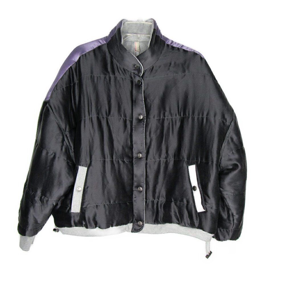 FP Movement by Free People Grey and Purple Bomber Jacket